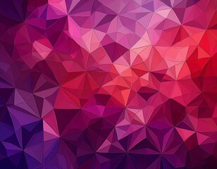 Fototapeta premium abstract geometric crimson and violet polygonal mosaic design