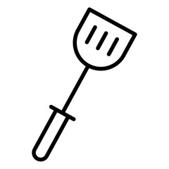 spatula icon simple vector symbol