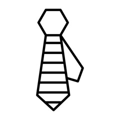 Tie icon simple vector symbol