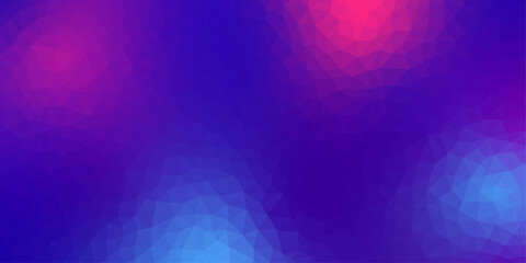 Polygonal Dreamscape in Cosmic Hues