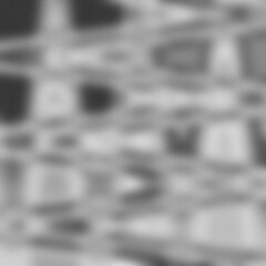 An neutral grayscale abstract wavy grunge texture background.