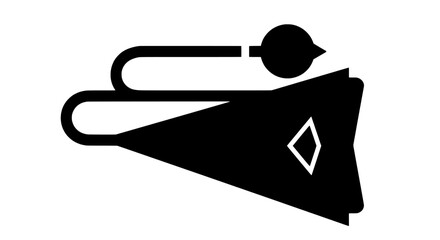 simple line stroke pictogram set, fast quick period