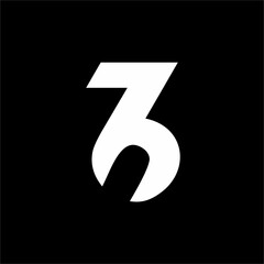 Abstract logo design of numbers 76, 73, 36.