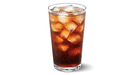 Chilled Refreshment Tall Glass Ice Cubes Drink Bubbles Cold Beverage Sparkling Thirst Quenching Elixir Liquid