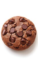 Delicious Chocolate Chip Cookie Delight Single Portion Sweet Treat Baked Good Snack For Dessert Or Sweet Indulgence