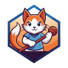 Playful Tabby Cat with Yarn Ball - Vector Illustration, Cartoon, Clipart & Line Art, Playful tabby cat batting a yarn ball – vector, cartoon, clipart, and line art design for digital use.