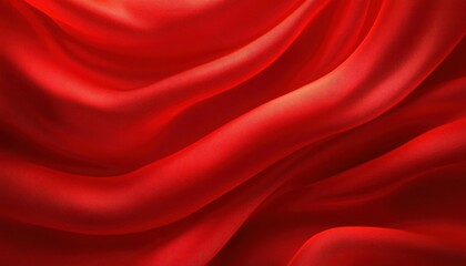 Luxurious Red Silk Fabric Textured Background