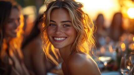 Joyful Friends Laughing Together on a Sunny Summer Day - Multicultural Group Celebrating Friendship and Fun Outdoors