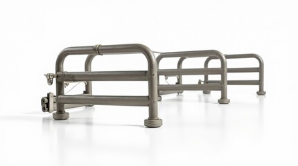 Sturdy Livestock Headlock System in Professional Studio Setting