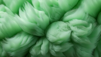 Close up of green cotton candy for a background. Generated image