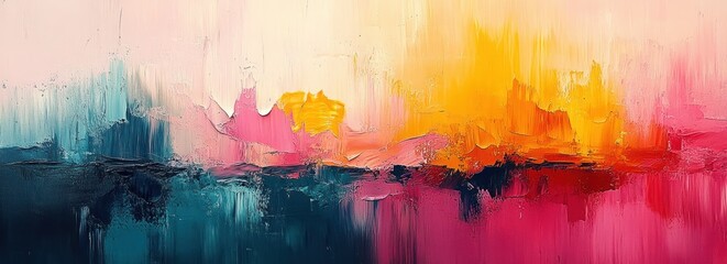 Fototapeta premium Vibrant Abstract Art with Soft Pastel Colors and Grunge Texture