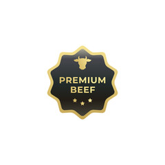 Premium beef stamp label vector isolated EPS. Best Premium beef label for product packaging design element. Elegant Premium beef label for packaging design element.
