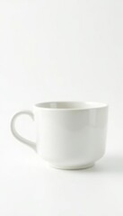 Fototapeta premium white ceramic cup