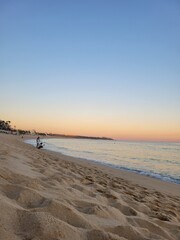 Naklejka premium a view of a beach in Mexico