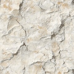 Fototapeta premium Seamless texture of eroded limestone, soft beige and gray with natural pits and porous surface