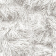 Fototapeta premium Seamless texture of natural alpaca wool, soft fluffy white and gray fibers