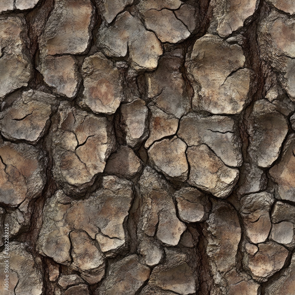 Canvas Prints A close up of a rock with a tree bark texture