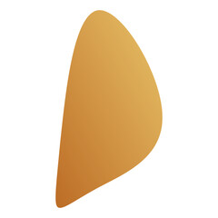 Abstract Gold Shape