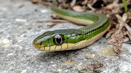 Green snake