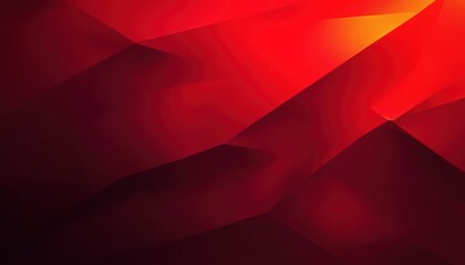 Obraz premium Abstract Composition Of Red And Orange Geometric Shapes With Depth And Highlights