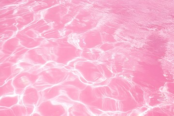 Pink Water Surface with Light Reflections