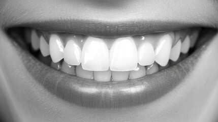 Obraz premium Healthy smile portrait dental clinic photography bright indoor setting close-up oral hygiene awareness