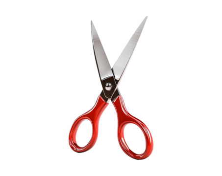 Scissors Isolated on Transparent Background - Powered by Adobe