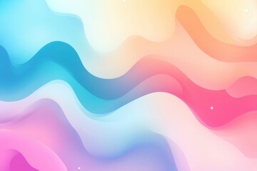 Colorful background with soft shapes and gradients, a illustration of an abstract background with pastel colors and smooth curves Generative AI
