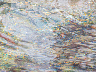 澄んだ渓流の水13