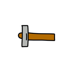 construction tools coloring vector