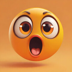3d emoji exiting face emoticon icon 