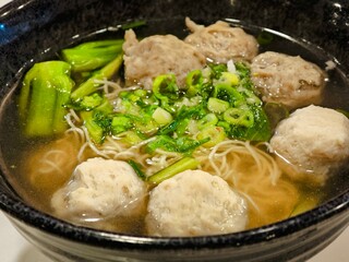 Meat balls soup 