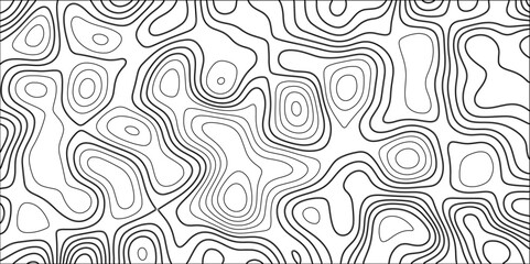 Topographic canyon geometric map relief texture with curved layers and shadow. abstract White background with a beautiful pattern, Topographic contour lines vector map seamless pattern vector.