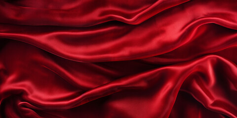 Obraz premium 赤い布の背景 Generated image