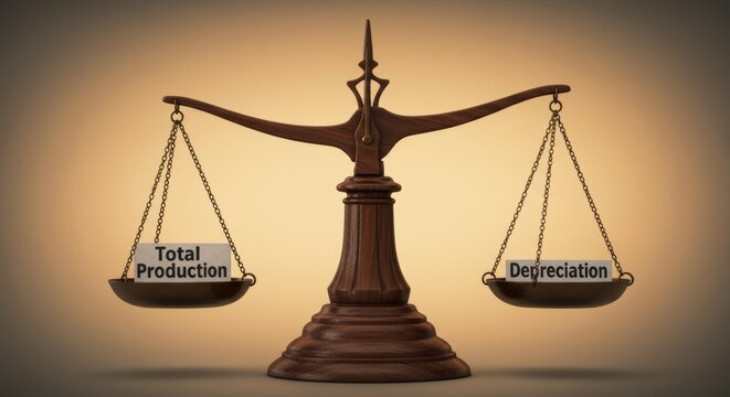 Economic balance, Production versus depreciation impacts national income