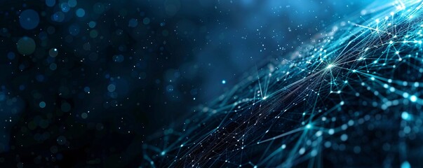 Fototapeta premium A blue background with a lot of dots