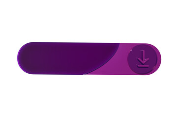 3D Download Button