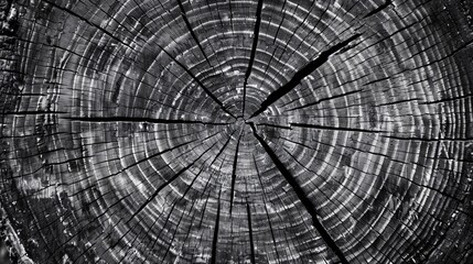 Fototapeta premium A large piece of wood with a hole in the middle