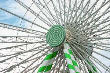 ferris wheel in amusement park