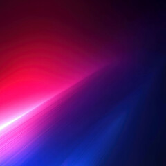 A vibrant, diagonal gradient transitions from red to blue in this dynamic digital art piece The smooth gradient and soft lines suggest movement against a dark background - AI-Generated