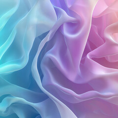Obraz premium Abstract digital art with swirling color patterns, suggestive of fluidity and depth Warm to cool color gradient Minimalist style, yet intricate and complex - AI-Generated