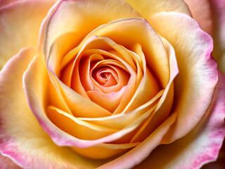 Obraz premium pink rose close up. rose, flower, pink, love, nature, macro, closeup, petals, beauty, petal, yellow, roses, romance, beautiful, flora, floral, valentine, flowers, plant, red, close-up, gift, blossom, 