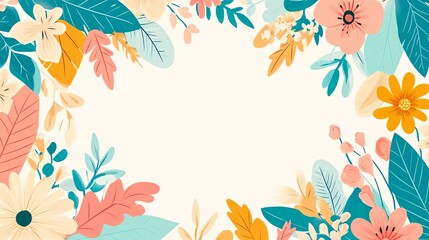 Beautiful Floral Arrangement Displaying Leaves Flowers and Botanical Elements