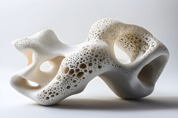 Harmonious Interplay of Organic and Geometric Forms in Quagini Sculpture