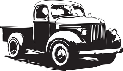 old truck isolated on white © noer