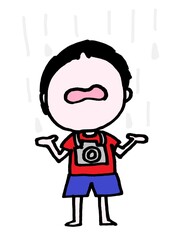 雨が降る（カメラ小僧）