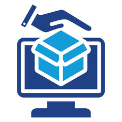 Product Placement Dual Tone Icon