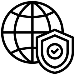 Customs Compliance Outline Icon