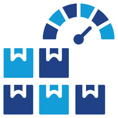 Logistics Performance Dual Tone Icon