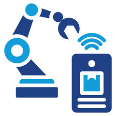 Obraz premium Logistics Technology Dual Tone Icon